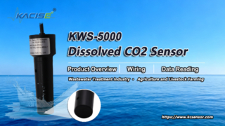 KWS-5000 การเดินสายเซ็นเซอร์คาร์บอนไดออกไซด์และการอ่านข้อมูล