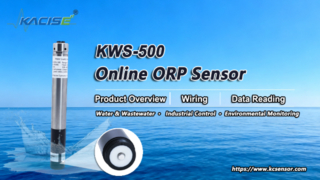 ภาพรวมเซ็นเซอร์ ORP ออนไลน์ KWS-500 การเดินสายไฟ และการอ่านข้อมูล