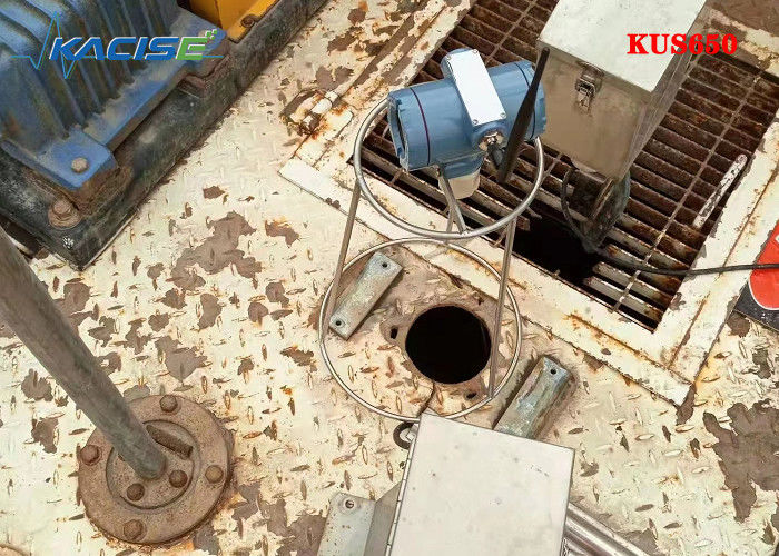KUS650 เครื่องตรวจจับระดับความรุนแรงด้วยเสียงฉีดไร้สาย 4G/Lora/GPRS/NB กันน้ํา IP68 และระยะการวัด 30m