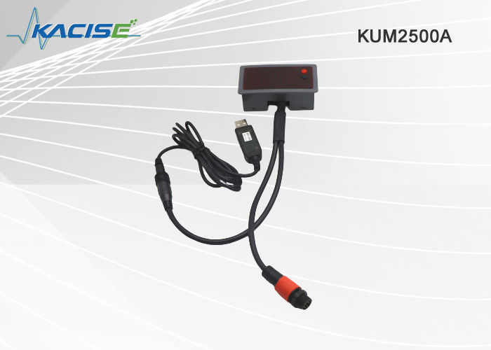 KUM2500A เครื่องตรวจจับระดับเชื้อเพลิงความละเอียดสูง 0.1 มิลลิเมตรด้วยเสียงฉายด้วยการป้องกัน IP67 และอินเตอร์เฟซ RS232/RS485/TTL