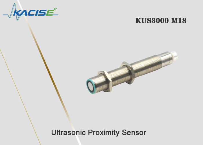 KUS3000 M18 พร็อกซิมิตี้เซนเซอร์อัลตราโซนิกที่อยู่อาศัยขนาดกะทัดรัดพร้อมความสามารถในการทำซ้ำสูงและระยะ 1 ม