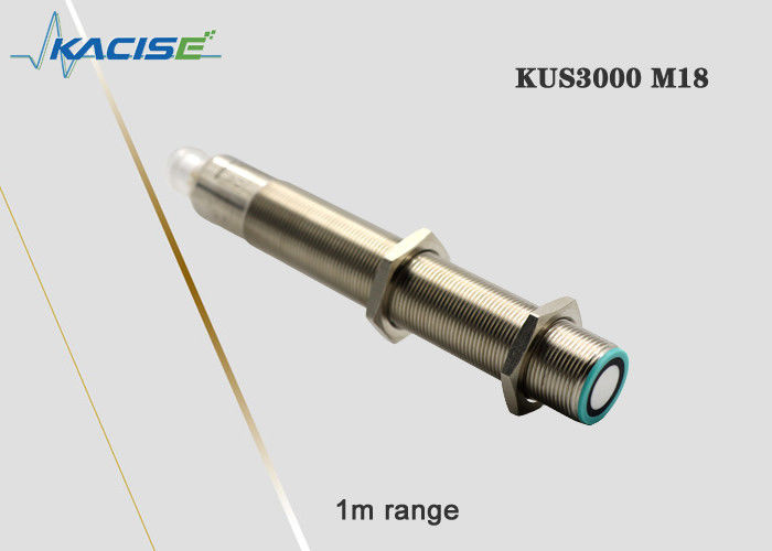 KUS3000 M18 พร็อกซิมิตี้เซนเซอร์อัลตราโซนิกที่อยู่อาศัยขนาดกะทัดรัดพร้อมความสามารถในการทำซ้ำสูงและระยะ 1 ม