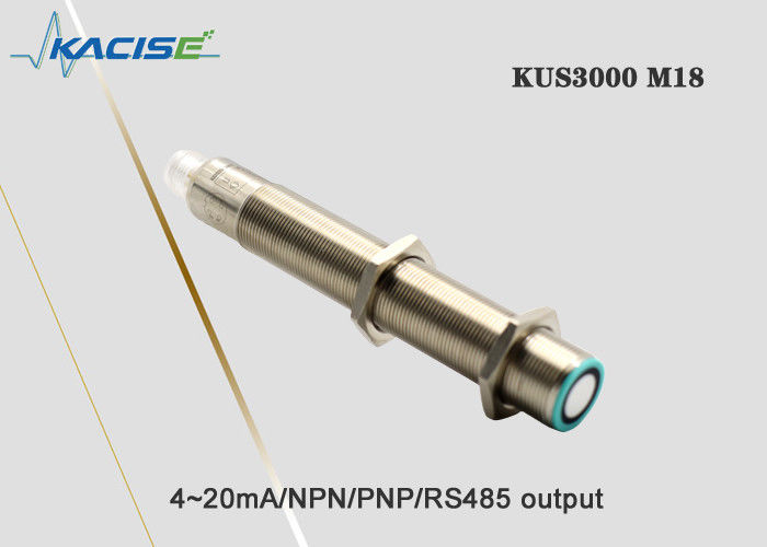 KUS3000 M18 พร็อกซิมิตี้เซนเซอร์อัลตราโซนิกที่อยู่อาศัยขนาดกะทัดรัดพร้อมความสามารถในการทำซ้ำสูงและระยะ 1 ม