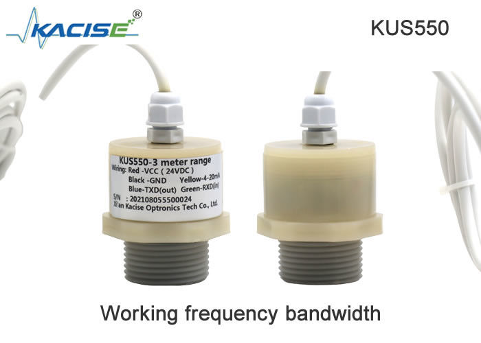 เซ็นเซอร์วัดระดับอัลตราโซนิกซีรีส์ KUS550 พร้อมการป้องกัน IP68 ที่ใช้พลังงานต่ำและวัสดุเปลือก PVDF
