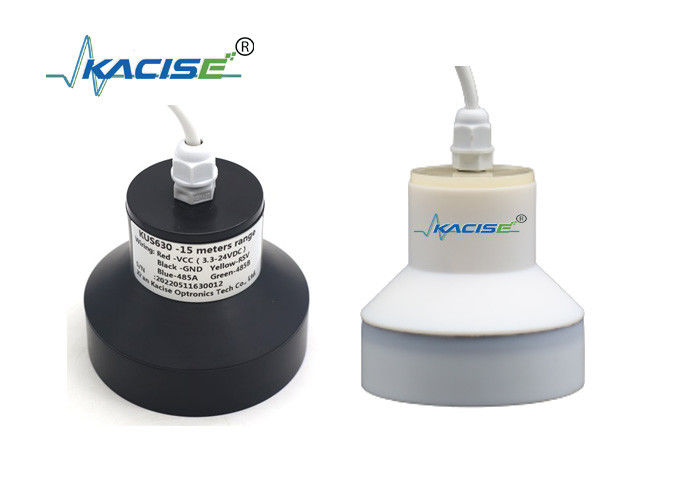 เครื่องตรวจจับระดับน้ําด้วยเสียงฉีด Ultrasonic 15m ไม่มีการติดต่อ พร้อม RS485 Output IP68 ป้องกันการกัดกร่อน ความรู้สึกสูง