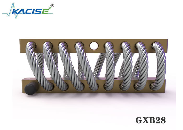 SS304 เครื่องแยกความสั่นสะเทือนจากเชือกสายไฟด้วยความถี่สะท้อน 5-10Hz และการแยกสามระดับสําหรับอุปกรณ์เครื่องมือ