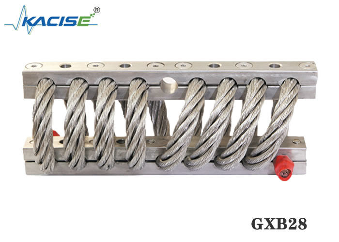 SS304 เครื่องแยกความสั่นสะเทือนจากเชือกสายไฟด้วยความถี่สะท้อน 5-10Hz และการแยกสามระดับสําหรับอุปกรณ์เครื่องมือ