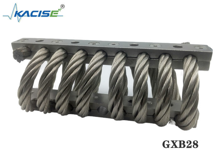SS304 เครื่องแยกความสั่นสะเทือนจากเชือกสายไฟด้วยความถี่สะท้อน 5-10Hz และการแยกสามระดับสําหรับอุปกรณ์เครื่องมือ