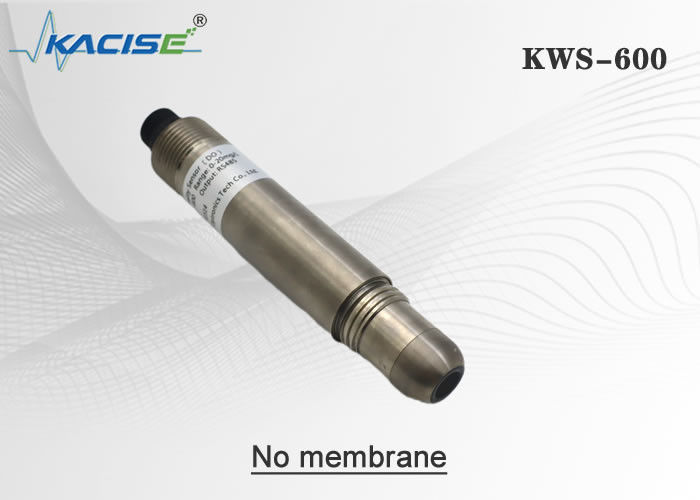 KWS-600 ออนไลน์เรืองแสงเซ็นเซอร์ออกซิเจนละลายน้ำไม่มีเมมเบรนไม่มีอิเล็กโทรไลต์เอาต์พุต RS485 Modbus และกันน้ำ IP68