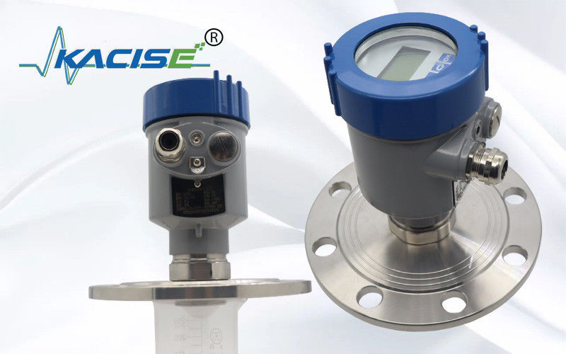 เครื่องตรวจจับระดับระดับราดาร์ FMCW 80GHz ที่ไม่ติดต่อด้วยความแม่นยํา 1 มม. และคุ้มครอง IP67 สําหรับถังเก็บน้ํายา