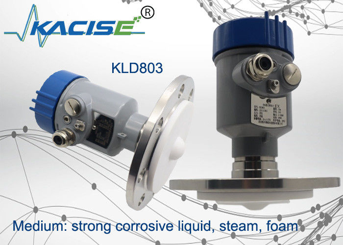 Kacise 1mm ความแม่นยํา 80GHz Non Contact Radar Level Gauge พร้อม RS485 Modbus Radar Level Sensor