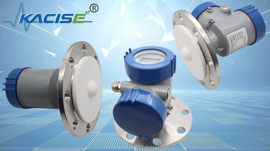 Kacise 1mm ความแม่นยํา 80GHz Non Contact Radar Level Gauge พร้อม RS485 Modbus Radar Level Sensor