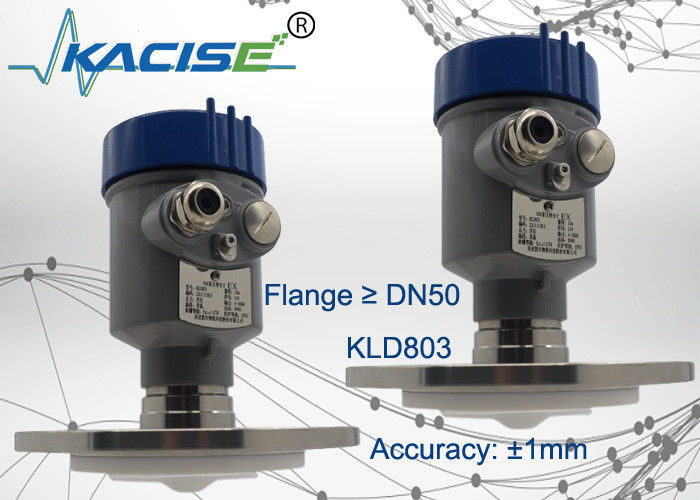 เครื่องส่งสัญญาณเรดาร์ Kacise 80GHz พร้อมช่วง 100 ม. และเอาต์พุต RS485 Modbus สำหรับของเหลวที่มีฤทธิ์กัดกร่อนรุนแรง