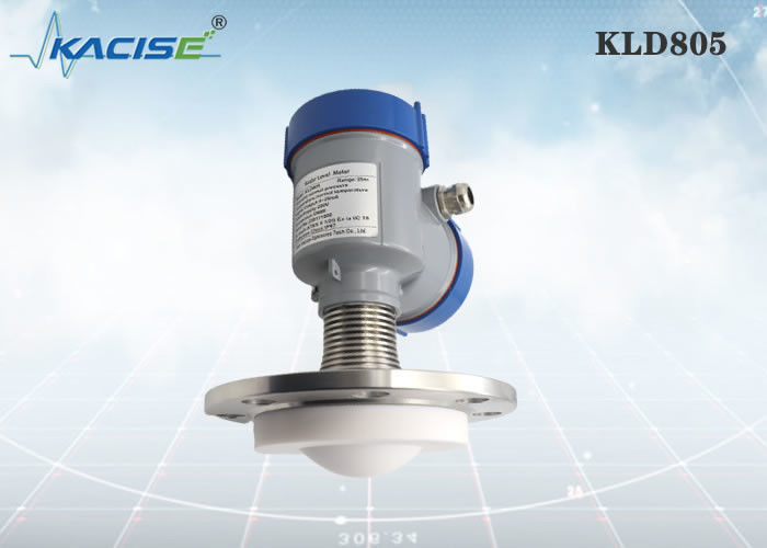 เซ็นเซอร์ระดับเรดาร์ 80GHz KLD805 พร้อมเสาอากาศ PTFE และการป้องกัน IP67 สำหรับการวัดระดับของเหลว