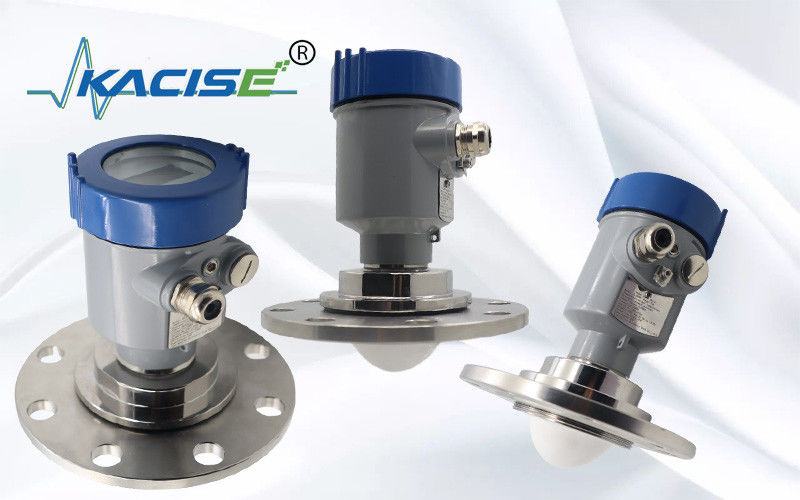 OEM 60m FMCW Radar Level Transmitter ความถี่ 80GHz และ Exia IIC T6 Ga/Exd ia IIC T6 Gb กันระเบิดสําหรับถังน้ํา