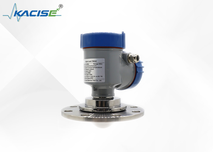 KLD804 80ghz Radar เครื่องส่งระดับของของเหลว ถังเก็บน้ําท่วม Radar เครื่องตรวจจับระดับของของเหลว