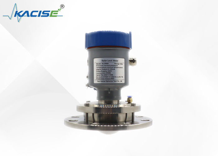 เครื่องวัดระดับราดาร์ 80GHz พร้อมแอนเท่น PTFE สําหรับวัดระดับของของเหลวในอุปกรณ์ระบายน้ําอากาศในอุปกรณ์ระบายน้ํา