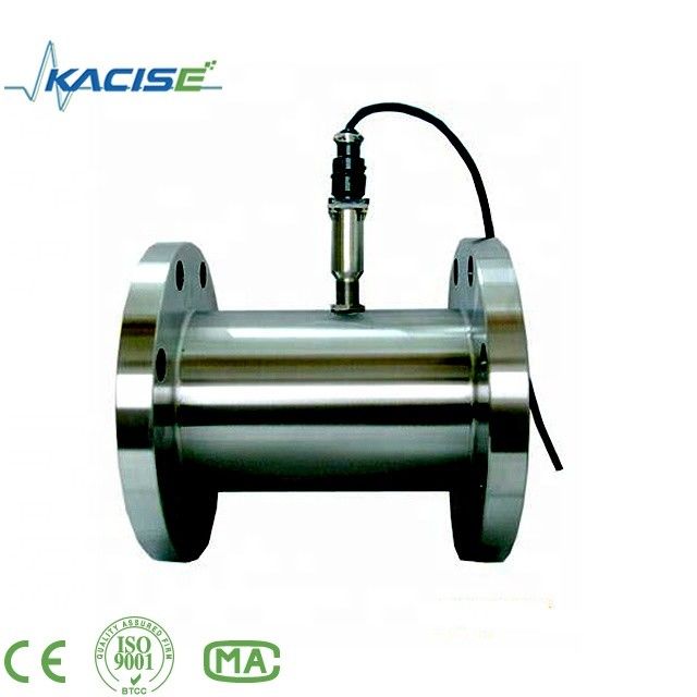 เครื่องวัดอัตราการไหลของกังหันความแม่นยำสูง ± 0.2% สำหรับน้ำมันดีเซลและน้ำมันเชื้อเพลิงพร้อมแหล่งจ่ายไฟ 24VDC และโครงสร้างสแตนเลส