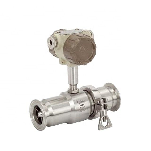 เครื่องวัดระบายน้ําสุขภาพด้วยวัสดุ SS304/SS316 และความแม่นยํา ± 0.2% สําหรับการเชื่อมต่อคลัมป์เมตรระบายน้ําของทูไบน์ประเภทอาหาร