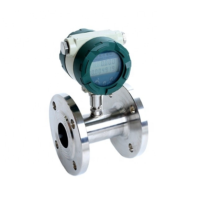 Economical Digital Flange Type Turbine Water / Food Flow Meter