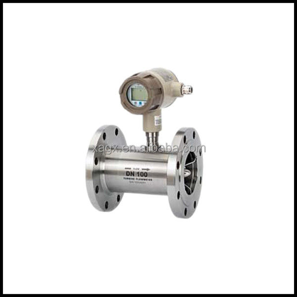 มิเตอร์วัดการไหลกังหันสแตนเลสสำหรับดีเซลและเชื้อเพลิงที่มีกำลังไฟ 24VDC และการสื่อสาร RS485 หรือ MODBUS