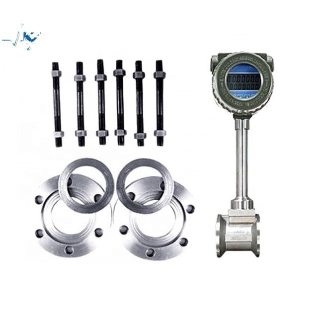 RS485 Biogas Vortex Flow Meter พร้อมการเชื่อมต่อคลัมปลานจ์สําหรับท่อ DN15-DN1800mm