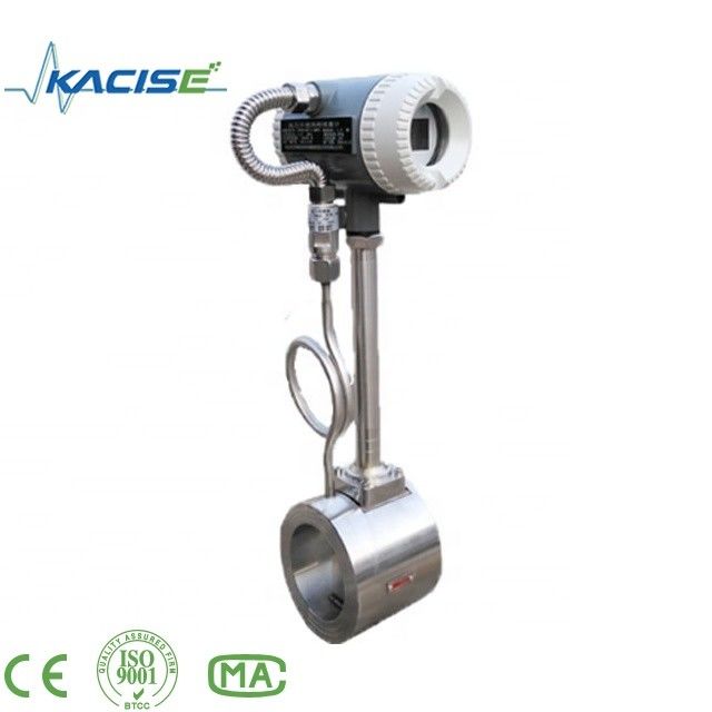 RS485 Biogas Vortex Flow Meter พร้อมการเชื่อมต่อคลัมปลานจ์สําหรับท่อ DN15-DN1800mm