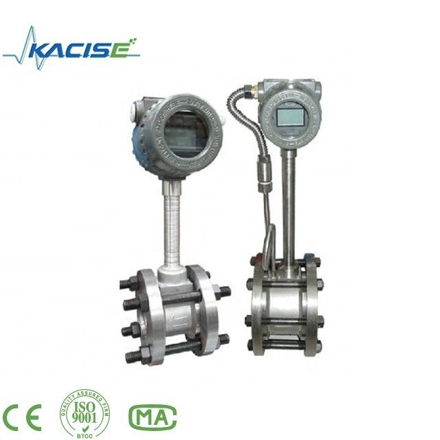 RS485 Biogas Vortex Flow Meter พร้อมการเชื่อมต่อคลัมปลานจ์สําหรับท่อ DN15-DN1800mm