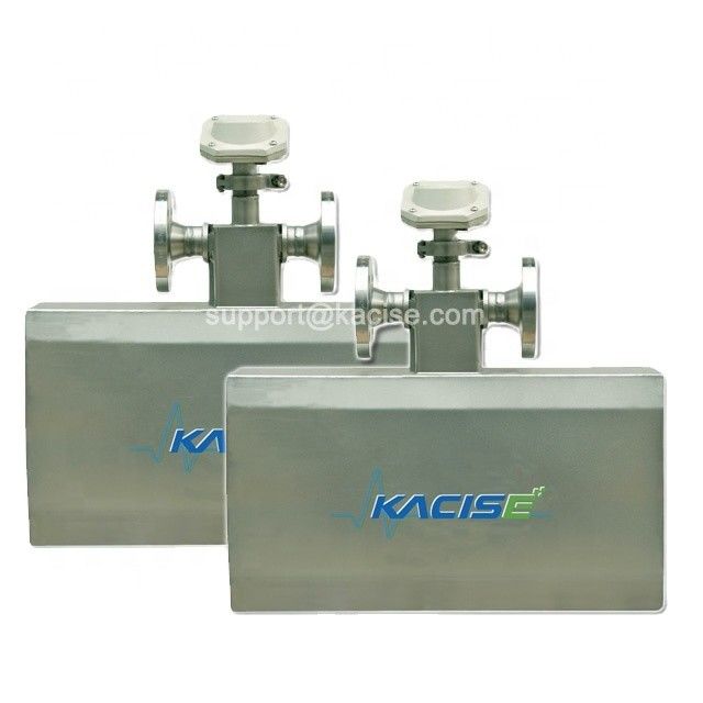เครื่องวัดกระแสมวล Coriolis ซีรี่ย์ KMF ที่มีความแม่นยํา 0.2 มวล, ความดันทํางาน 0 ~ 4.0MPa, และการออกแบบกล่องในกล่อง