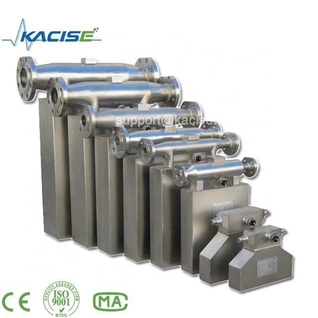 เครื่องวัดกระแสมวล Coriolis ซีรี่ย์ KMF ที่มีความแม่นยํา 0.2 มวล, ความดันทํางาน 0 ~ 4.0MPa, และการออกแบบกล่องในกล่อง
