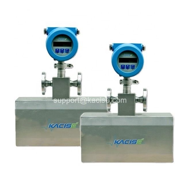 อุตสาหกรรมผงและกระดาษ Coriolis Mass Flow Meter ด้วยอัตราการไหลของ 0-150T/H และ 0.2 Mass Accuracy Grade