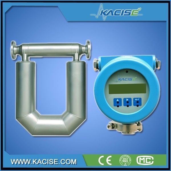 KMF100 SS316L เครื่องวัดกระแสมวล Coriolis กันระเบิด ความแม่นยํา ± 0.15%