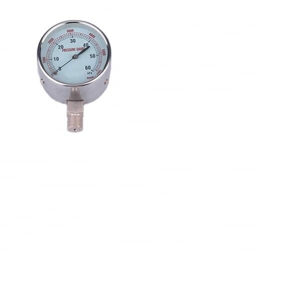 316 สแตนเลส แบบเล็ก ทนต่อการกัดกรอง SS Case Pressure Gauge