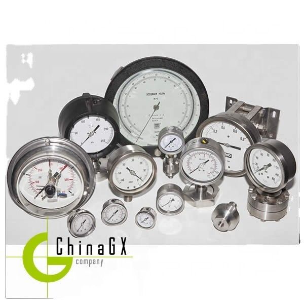 KPG202 เครื่องวัดแรงดันดิจิตอล ที่เต็มไปด้วยกลิสเซรีนหรือน้ํามันซิลิโคน การวัดความแม่นยําสูง และชําระค่าตอบแทนจากไมโครพรอซเซอร์