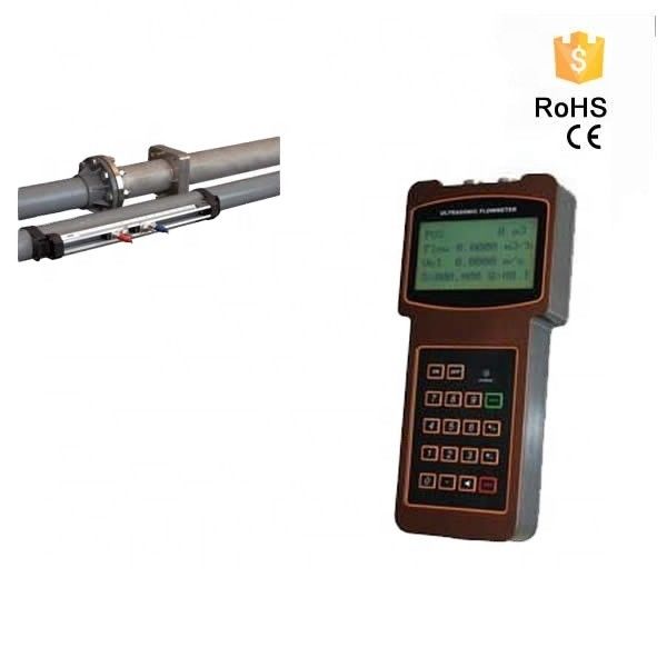 1.5W การบริโภคพลังงานต่ํา มือถือ Ultrasonic Flow Meter ด้วย IP68 เกรดการป้องกันสําหรับ DN15-DN6000mm กว้างท่อ