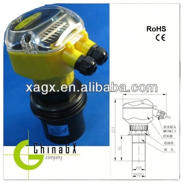 เครื่องส่งระดับปริมาณระยะทางยาว ultra short blind zone GXUM ซีรี่ย์
