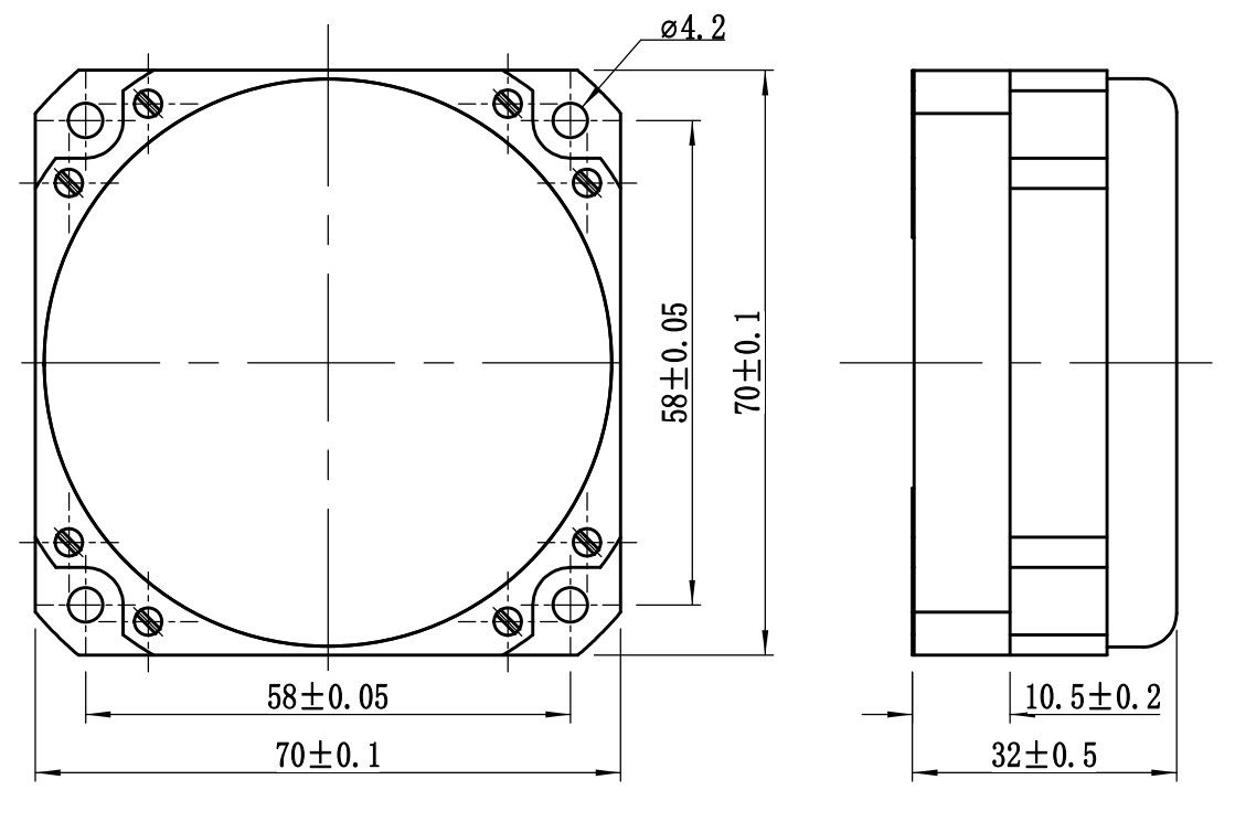จีโรสโกปไฟเบอร์ออปติก ด้วยความเร็ว ±500°/s ระยะไดนามิก ≤0.03° ความซ้ําของ Bias และ ≤10ppm Scale Factor Nonlinearity สําหรับการตรวจจับความเร็วมุม