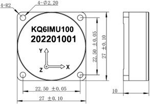 RS422 อินเตอร์เฟซ MEMS จิโรสโกป เซนเซอร์ที่มีช่วงอุณหภูมิที่กว้าง -40 ̊+65 ̊C และความแม่นยําของข้อมูลที่เพิ่ม