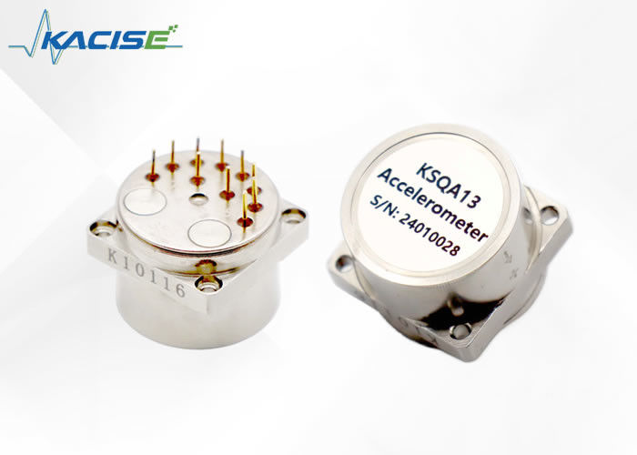 เซนเซอร์ Quartz Flexible Accelerometer ที่มีอุณหภูมิการเก็บรักษา -55°C+120°C ความสั่นสะเทือนสูงสุด Sine 15g@20Hz ~ 2000Hz และขนาด Ø25×25mm