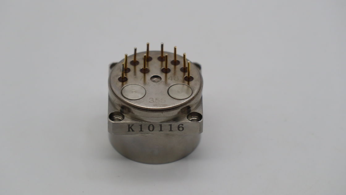 เซนเซอร์ Quartz Flexible Accelerometer ที่มีอุณหภูมิการเก็บรักษา -55°C+120°C ความสั่นสะเทือนสูงสุด Sine 15g@20Hz ~ 2000Hz และขนาด Ø25×25mm