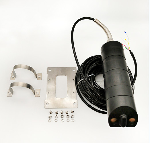 ABS Split Shell Industrial Ultrasonic Doppler Flow Meter สําหรับความลึกของน้ํา ระยะ 0.02-10m