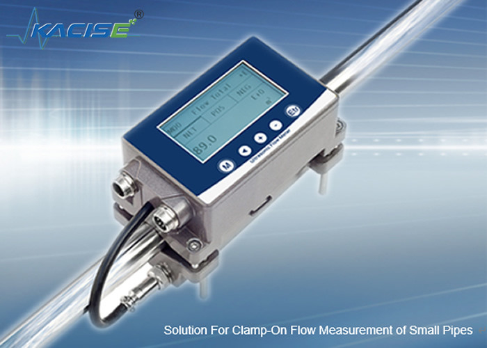 DN15 DN20 DN25 DN32 DN40 Clamp On Non Contact อัลตรasonic Flow Meter สําหรับน้ําและน้ํามัน