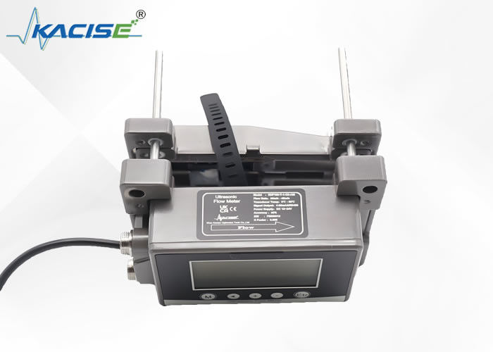 4-20mA Output Ultrasonic Flowmeter พร้อมจอ LCD 256*128 และ Modbus RS485 การสื่อสาร