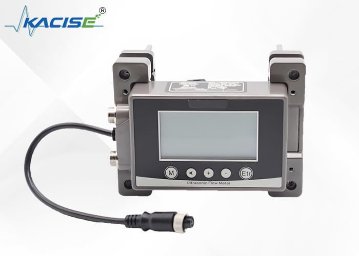 KUF100 อัลตรasonic Flow Meter ด้วยผลิต 4-20mA วัสดุพลาสติกอุตสาหกรรม และจอ LCD 256*128