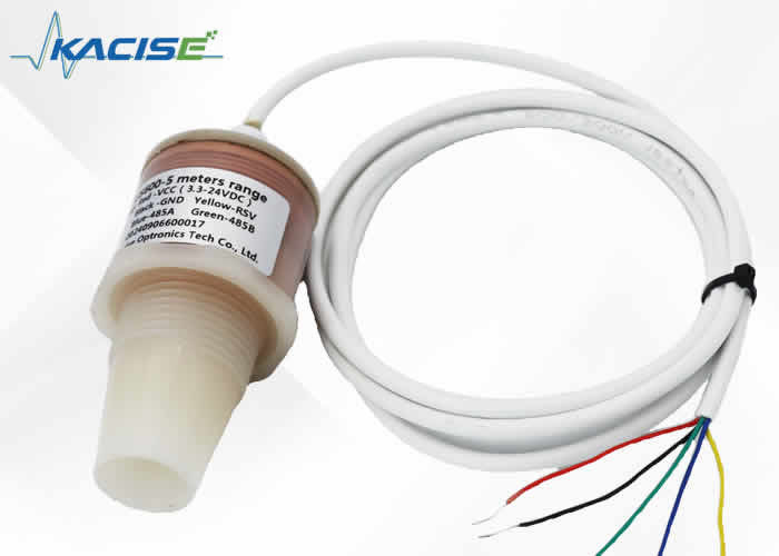ความแม่นยําสูง 0.5% ~ 1% 0-5V Output Ultrasonic Water Level Meter สําหรับการติดตามปริมาณน้ําในเมือง