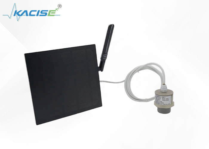Max.15m ระยะการวัด RS485 การสื่อสารพลังงานแสงอาทิตย์ เครื่องตรวจจับระดับ Ultrasonic Wireless KUS-660 Series สําหรับอุตสาหกรรม