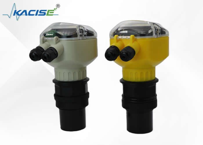 เครื่องตรวจจับระดับน้ําด้วยเสียงฉาย ultrasonic มีระยะทาง 60m และออกเสียง RS232 สําหรับการวัดระดับน้ําในบ่อ