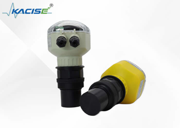 เครื่องตรวจจับระดับน้ําด้วยเสียงฉาย ultrasonic มีระยะทาง 60m และออกเสียง RS232 สําหรับการวัดระดับน้ําในบ่อ