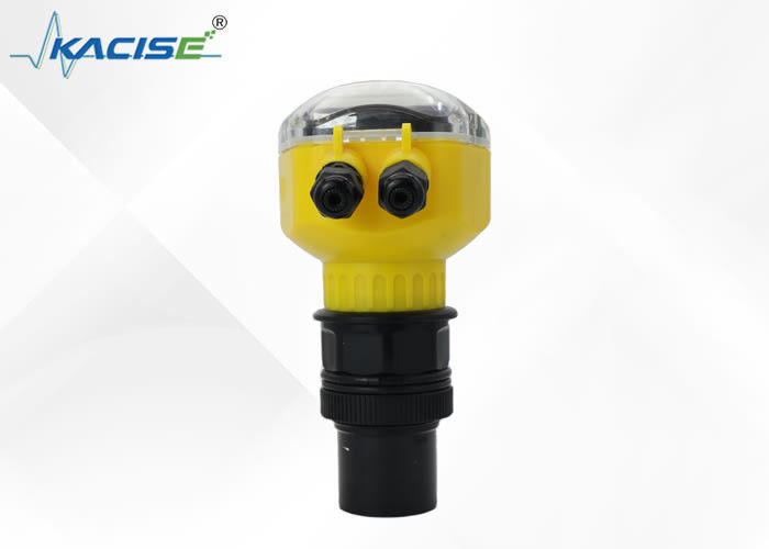 เครื่องตรวจจับระดับน้ําด้วยเสียงฉาย ultrasonic มีระยะทาง 60m และออกเสียง RS232 สําหรับการวัดระดับน้ําในบ่อ