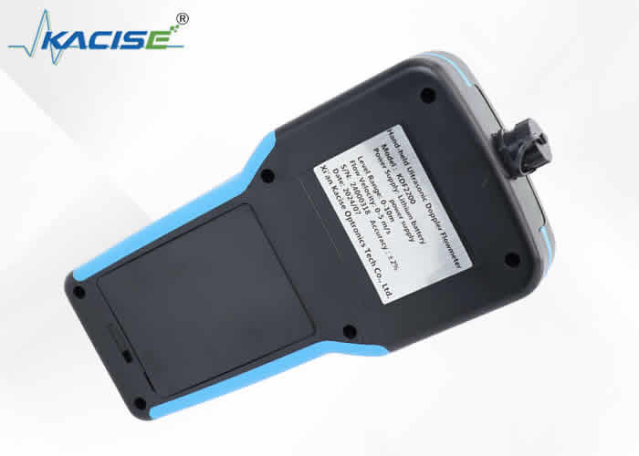 12V แบตเตอรี่ลิตยูมที่สามารถรีชาร์จได้ พกพามือถือ Flowmeter ด้วยการจัดอันดับ IP67 และ RS485 Output